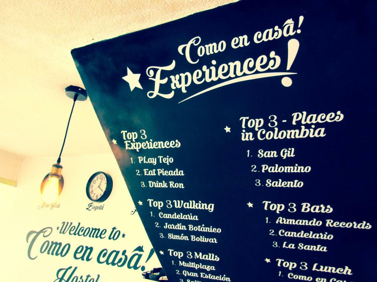 Como En Casa! Restaurante Y Hostal Bogotá Esterno foto